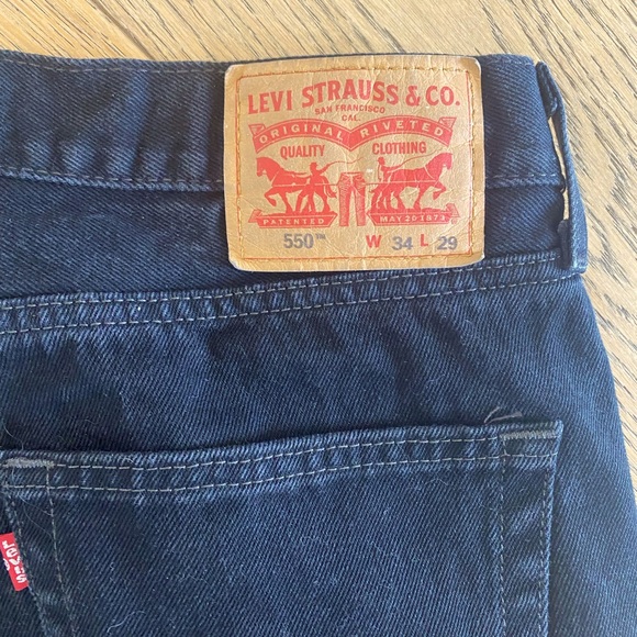 Levi 505, black, straight fit jean.  Size 34/29 - Picture 3 of 3